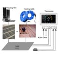 Miniatyrbild 6 av 6: Termostat Wi-Fi - ARHATREYA - BHT 8000 GB - LCD-skärm 4,8'' - Elgolvvärme 16A
