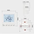 Miniatyrbild 3 av 6: Termostat WiFi Programmerbar - MOES - Kontroll för Värme Vatten/Gas - Kompatibel med Smart Hem