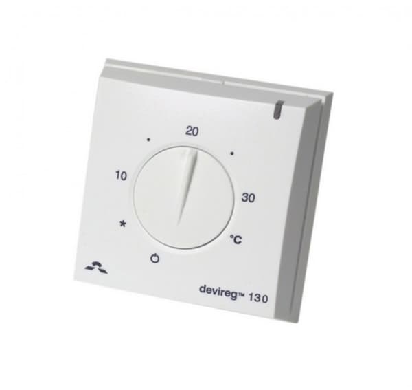 DEVIreg-130 overflademonteret termostat, temperaturregulering 5-35°C