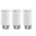 Miniatyrbillede 1 af 2: Smart TRV Radiatorventil, Programmerbar Termostat, Styring med Stemmesignal,3PCS Hvid Ventil