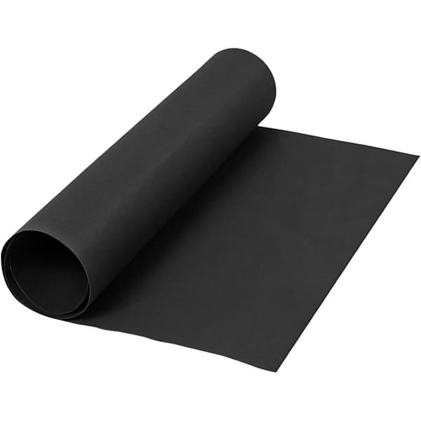 Läderpapper - B: 50 cm - Tjocklek 0,55 mm - Svart - 1 m