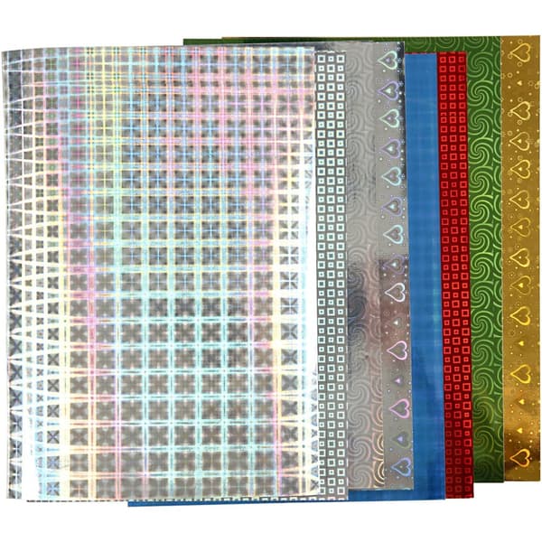Holografipapper - A4 - 21 x 30 cm - 120 g - 80 ark