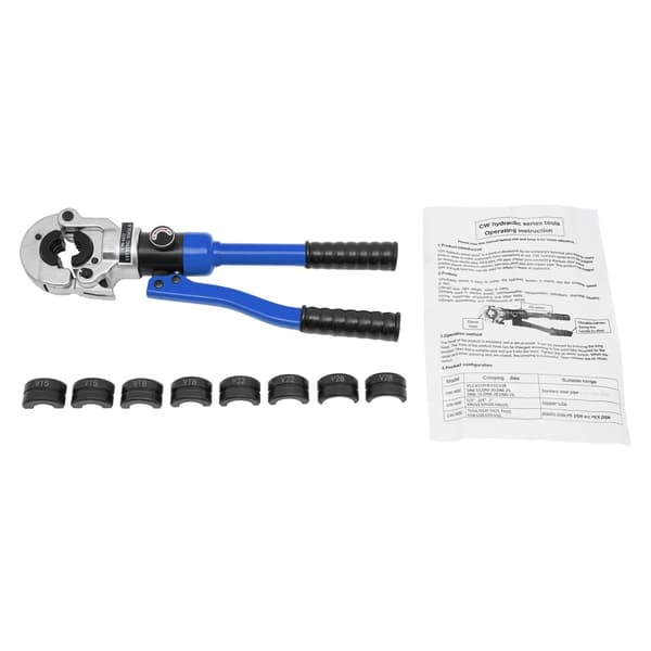 Manuelle hydrauliske klemmetænger, ergonomisk greb, maksimalt tryk 80KN