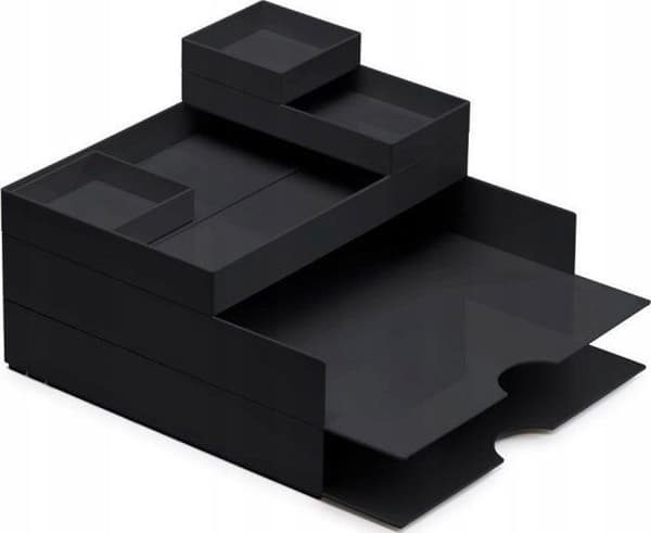 Klientleger - Moxom arbetsstation - OR-6208MB - Modulärt kontorsset, 320x260x60mm, 6 delar, svart