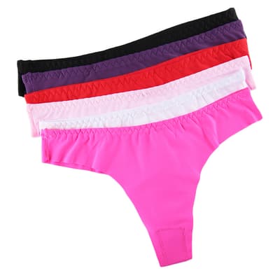 6 pcs panties in mixed colors
