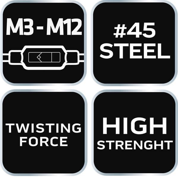 Tapholder M3 - M12, stål