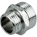 Pikkukuva 1 / 2: Kromattu messinkinen supistusnippa 3/4"x1/2" M/M