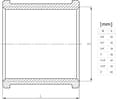 Miniatyrbillede 2 af 2: Messingmuffe 1/2"" GW/GW