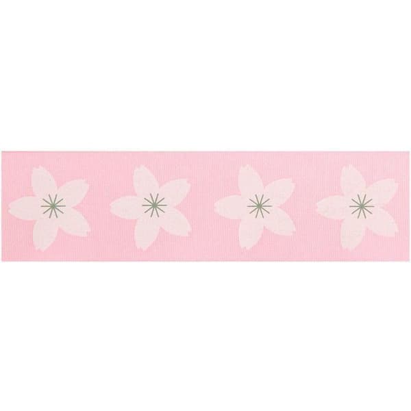 Rosa taftband - Sakura mönster