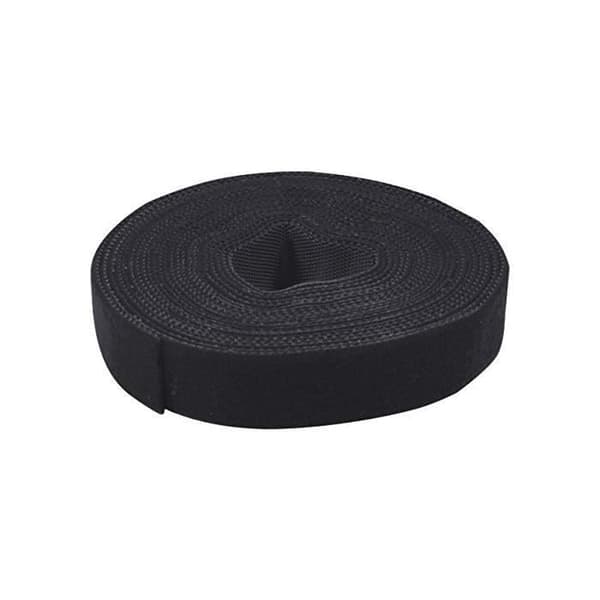 Velcro-band - LOGILINK - 16 mm x 4 m - Svart - Stark vidhäftning - Återanvändbar