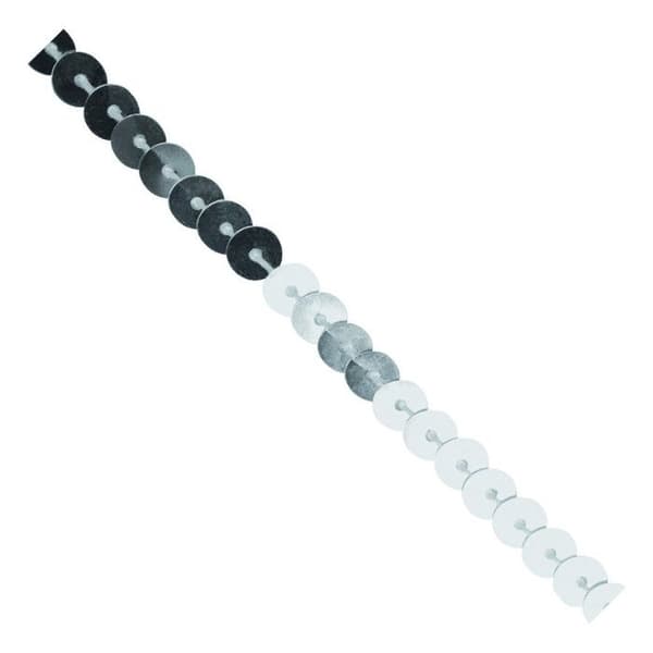 Galon av sequin Paillette Silver 1m
