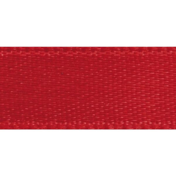 Satinband Vinröd 7 mm 10 m
