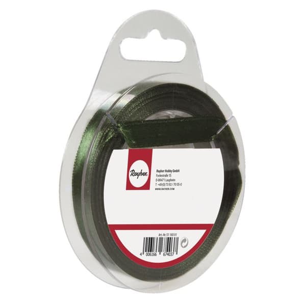 Mörkblå satinband 10 mm 10 m