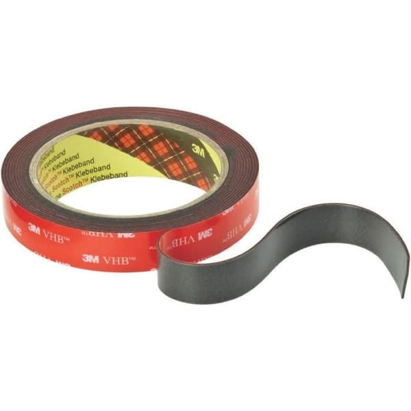 Dubbelhäftande tejp - 3M - VHB™ 4611F - 3 m x 19 mm - Akryl - Grå