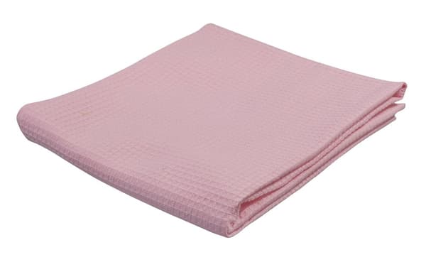 Våffelväv Rosa