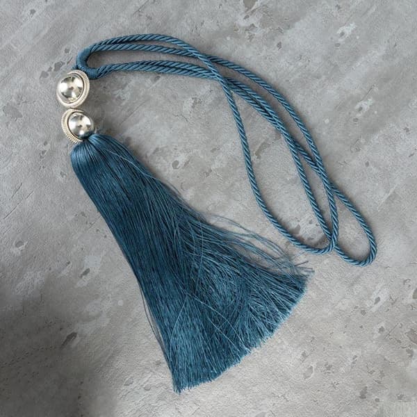 NAOMI DECORATIVE ROPE 76 X 38 CM TUMMIEN SININEN