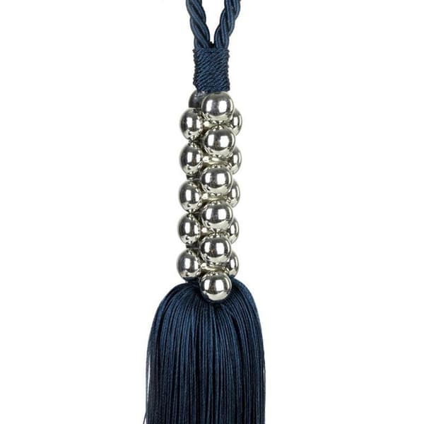 DEKORATIV REB NIVA 70 X 34 CM MARINEBLÅT