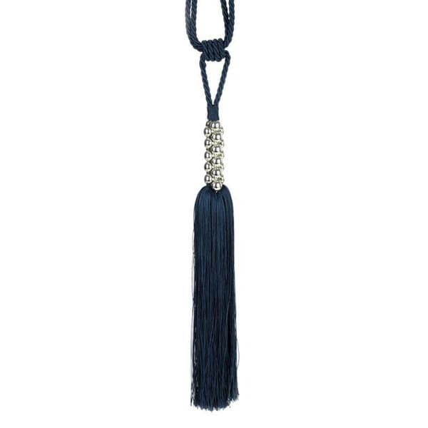 DEKORATIV REB NIVA 70 X 34 CM MARINEBLÅT