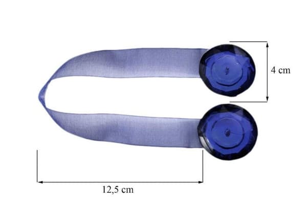 DEKORATIV NÅL MED MAGNET 12,5 CM GRÅ