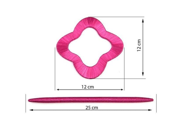 DEKORATIV PINK 011 15 CM MAGENTAH