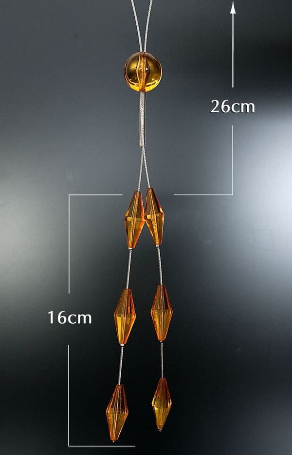 DEKORATIV PINDE 10 ORANGE