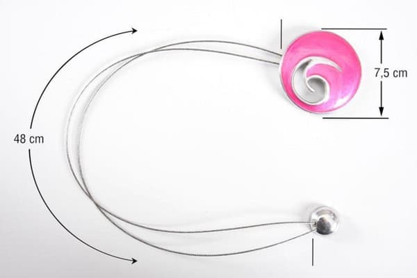 MAGNEETILLA KORISTEELLINEN TAPA 48 CM PINKKI