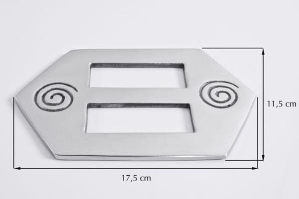 DEKORATIV PIN 037 SØLV