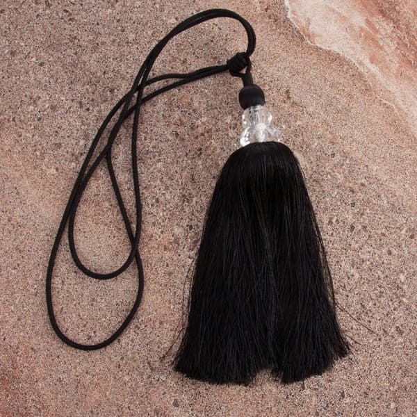 KAREN DECORATIVE ROPE 68 CM MUSTA