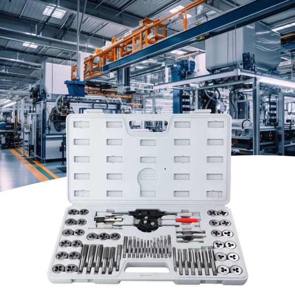 Tap & Die Set, 60 Delar, Precision Skärverktyg