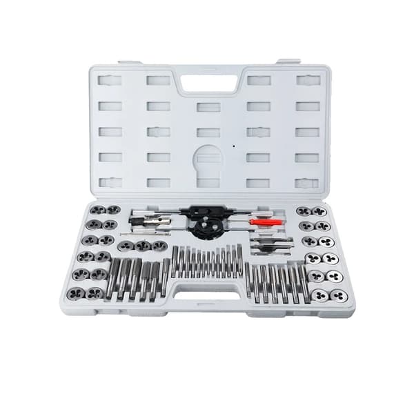 Tap & Die Set, 60 Delar, Precision Skärverktyg