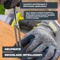 Miniatyrbild 4 av 4: HELPMATE - Gewindsstång M12 x 330 mm - Paket med 10 - Förzinkad stål - Hållfasthet 4.8 - DIN 976