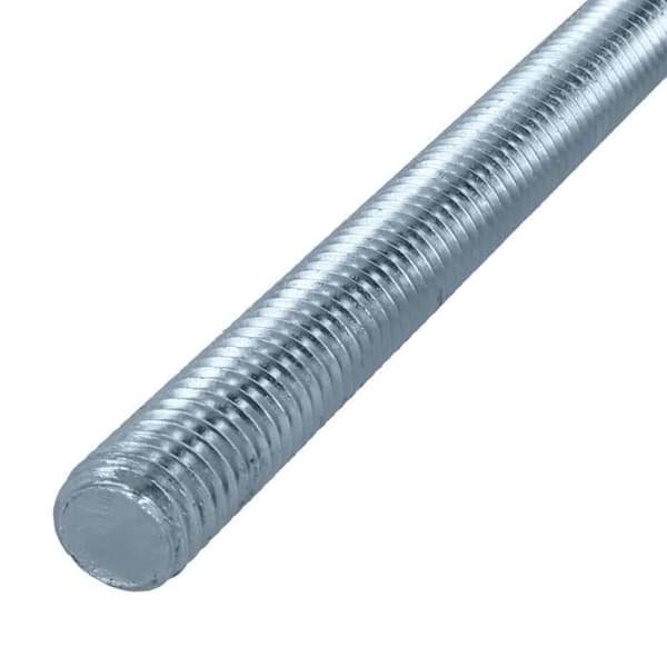 HELPMATE - Gewindsstång M12 x 330 mm - Paket med 10 - Förzinkad stål - Hållfasthet 4.8 - DIN 976
