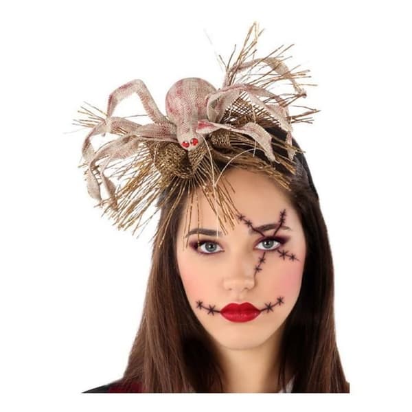 Spindel diadem - ATOSA - One size - Flerfärgad - Halloween fest