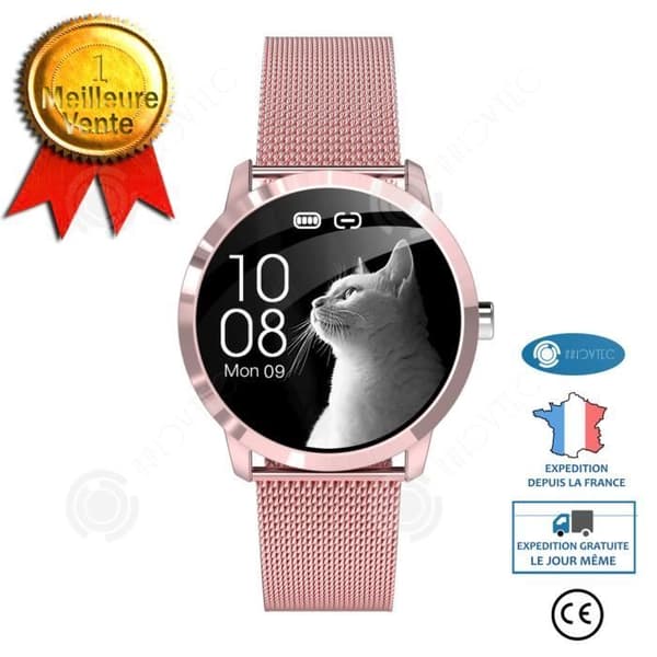 INN® Watch Dam Smart Watch Full Circle Full Touch Pulspedometer Blodtryckssömnövervakning