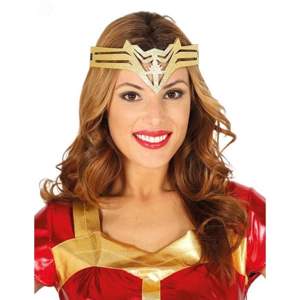 Tiara - NO NAME - Superhjältinna - Metall - Gul - Blandat