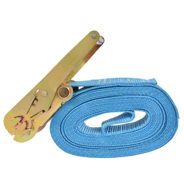 vidaXL Lastspännare 4 st 4 ton 8 m x 50 mm blå