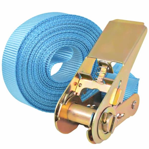 vidaXL Räikkä kuormaliinat 4 kpl 0,8 tonnia 6mx25mm Sininen