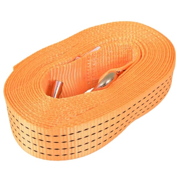 vidaXL Lastspännare 10 st 2 ton 8 m x 50 mm orange
