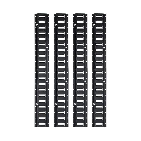 18st 5ft universell E-Track fästskena kit, med standard 1"x2.5" spår, hållbar, hög kompatibilitet, lätt att installera och använda