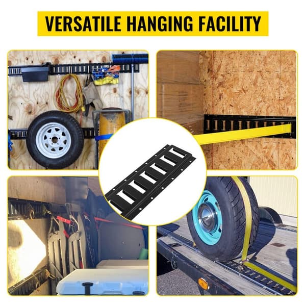 30st 5ft universell E-Track fästskena kit, med standard 1"x2.5" spår, hållbar, hög kompatibilitet, lätt att installera och använda