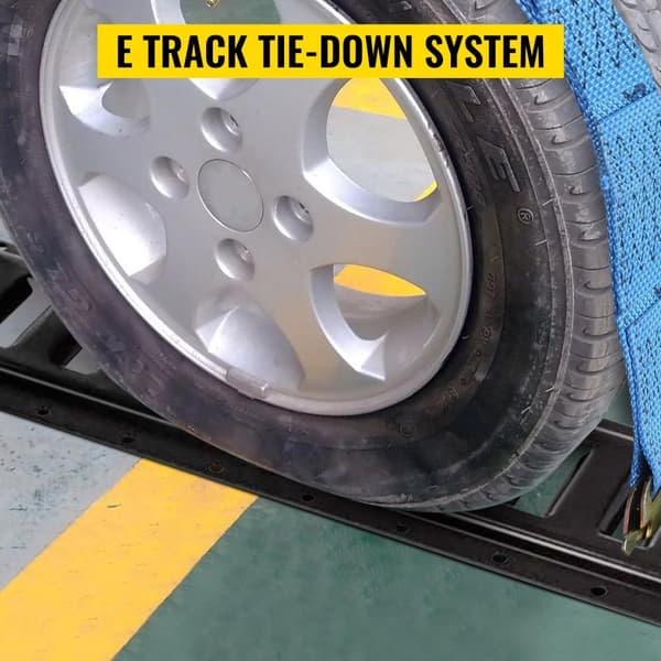 30st 8ft universell E-Track fästskena kit, med standard 1"x2.5" spår, hållbar, hög kompatibilitet, lätt att installera och använda