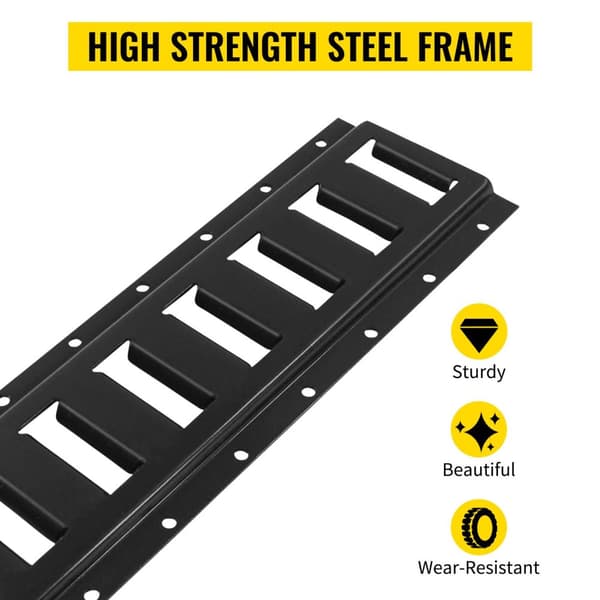 30st 8ft universell E-Track fästskena kit, med standard 1"x2.5" spår, hållbar, hög kompatibilitet, lätt att installera och använda