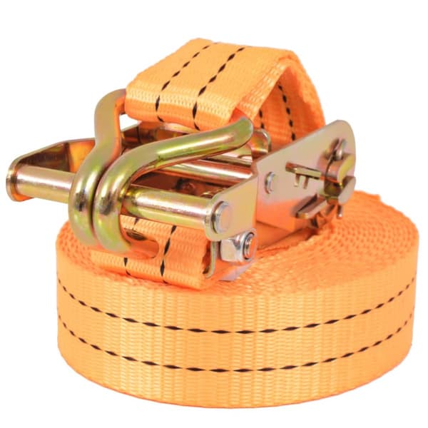 Lastspännare med spärr 10 st 1 ton 6mx38mm orange