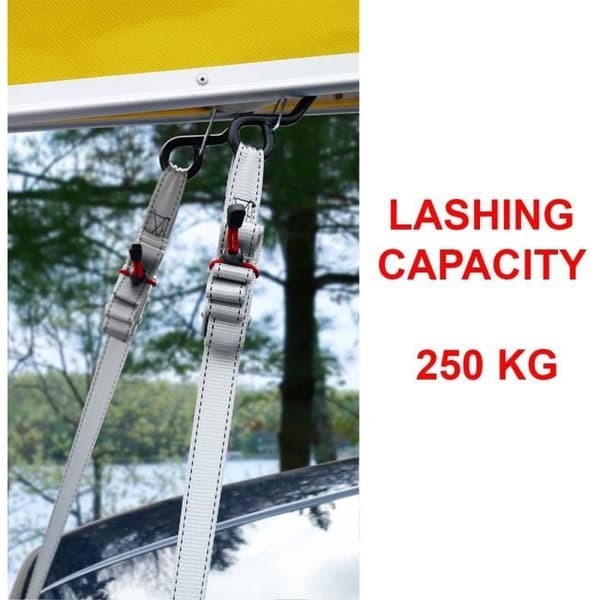 Set med 4 spännband - MASTER LOCK - 3062EURDAT - Dubbla S-krokar - Spärrstängning - 4 1,80 m