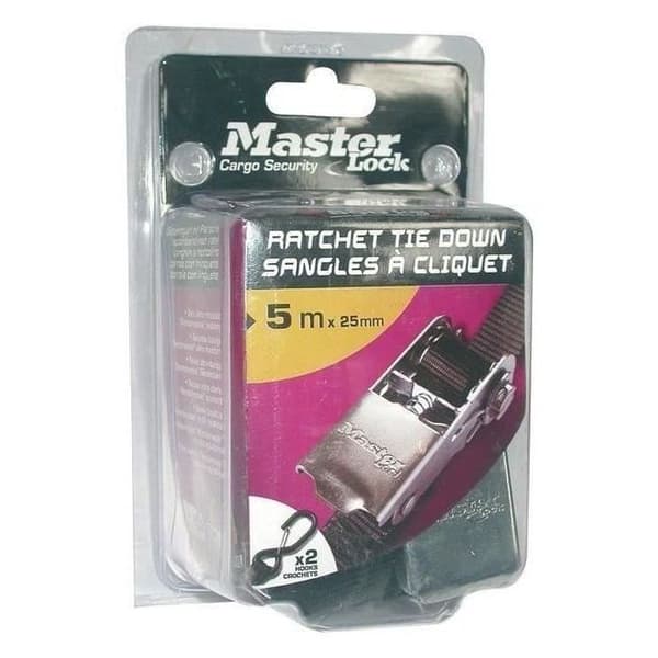 Spännband - MASTER LOCK - 3109EURDAT - 5 m x 25 mm - S-krokar