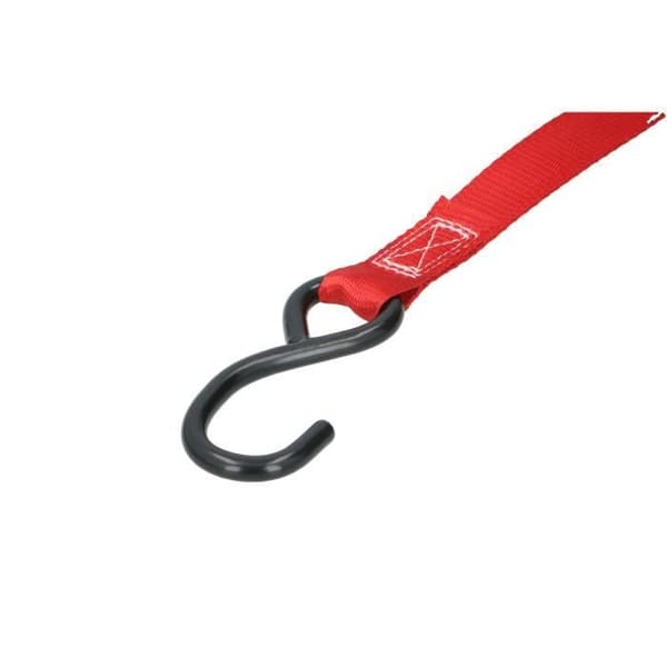 Elastiska band och spännband - DUNLOP - Paket med 4 - Vit färg - Krokar inkluderade - 8 delar