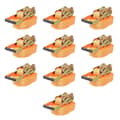 Miniatyrbild 1 av 2: Lastspännare 10 st 2 ton 8 m x 50 mm orange