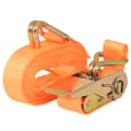 Miniatyrbild 2 av 2: Lastspännare med spärr 4 st 0,4 ton 6mx25mm orange