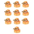 Miniatyrbild 1 av 2: Lastspännare med spärr 10 st 1 ton 6mx38mm orange