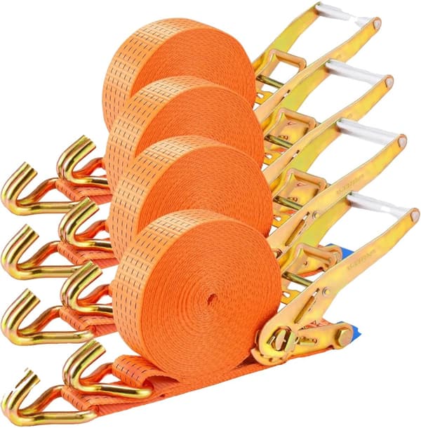 Ratsremmar, 11 000 lbs brustålighet, kraftig 9 m längd,Orange